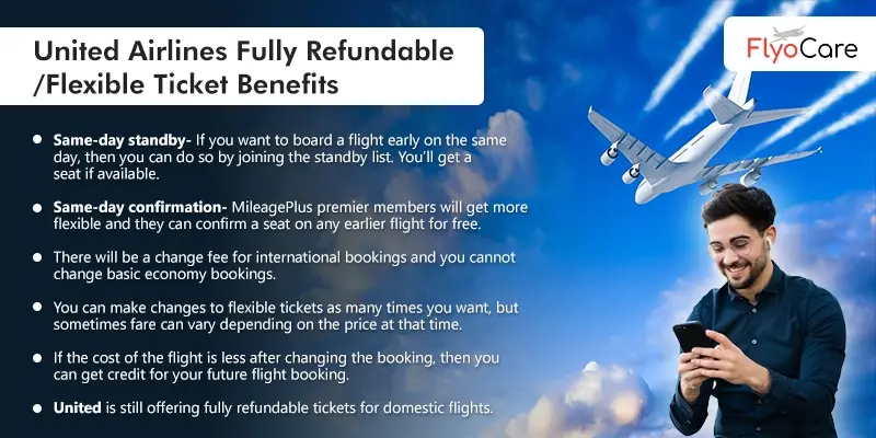 Benefits of United Airlines Refundable tickets