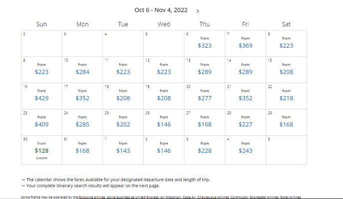 Using United Airlines Low Fare Calendar: What You Need to Know?