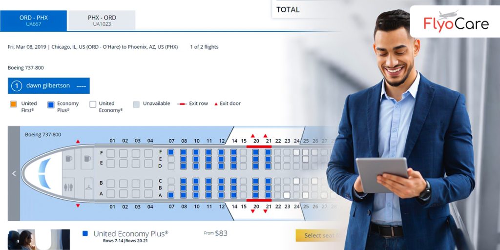 Delta Airline Seat Selection