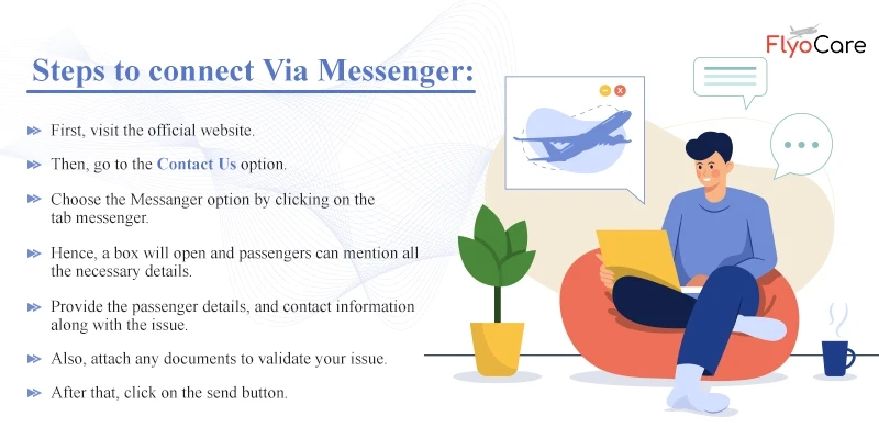 Steps to connect via messenger