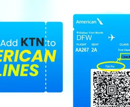 Add KTN to American Airlines