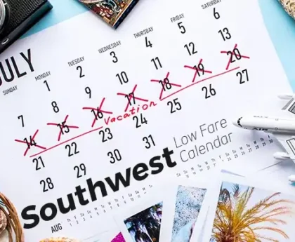Southwest Airlines Low fare Calendar