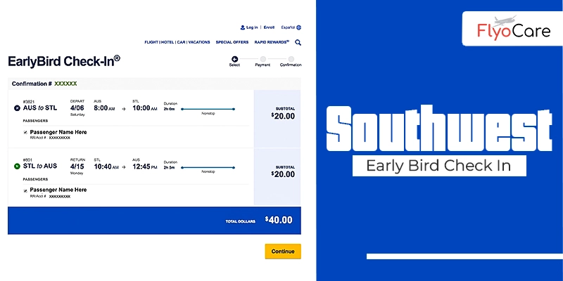 Southwest Early Bird Check In