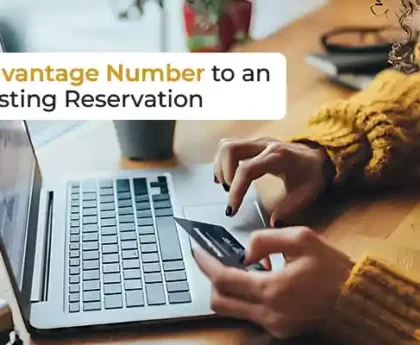 how to add AAdvantage number to existing reservation