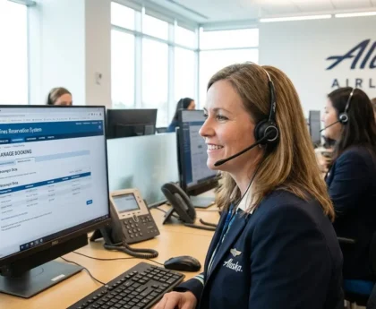 alaska airlines manage booking